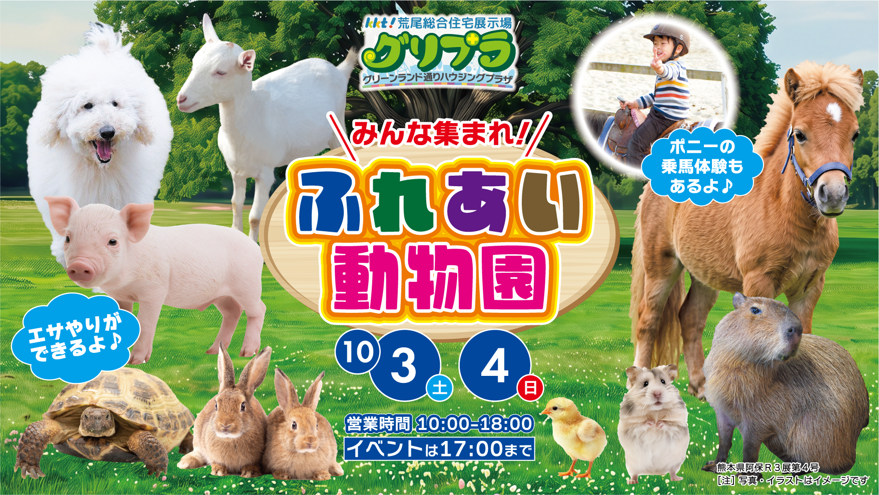 ふれあい動物園開催！